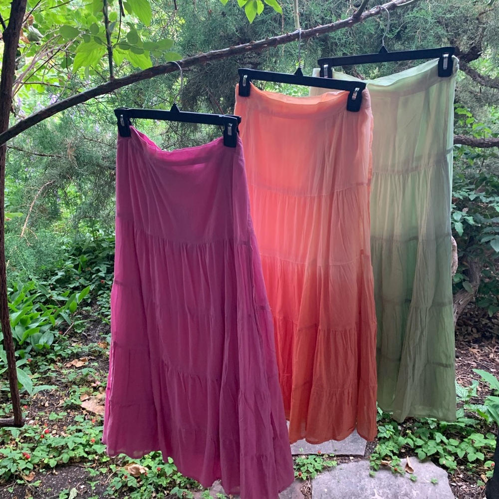 Summer cotton lined Wrap skirts